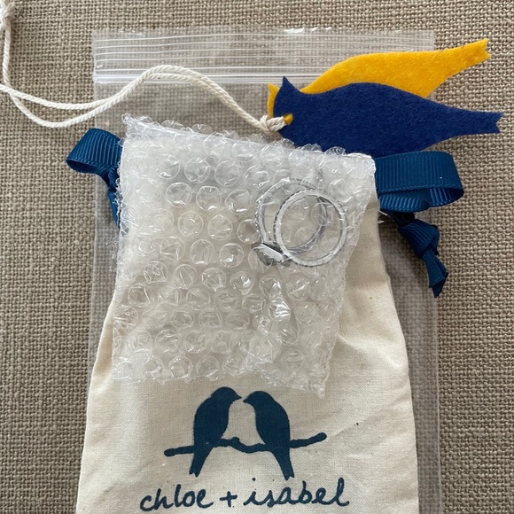 Chloe + Isabel Modern Mosaic Stackable Rings - Picture 7 of 8